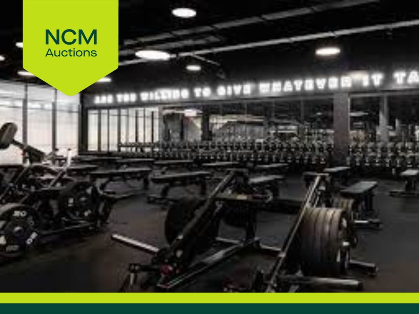 NO RESERVE - Direct From Everlast Gym Due To Closure - To Include Technogym Runner, Stairmaster, Leg Press, Cable Crossover, Spin Bikes & More