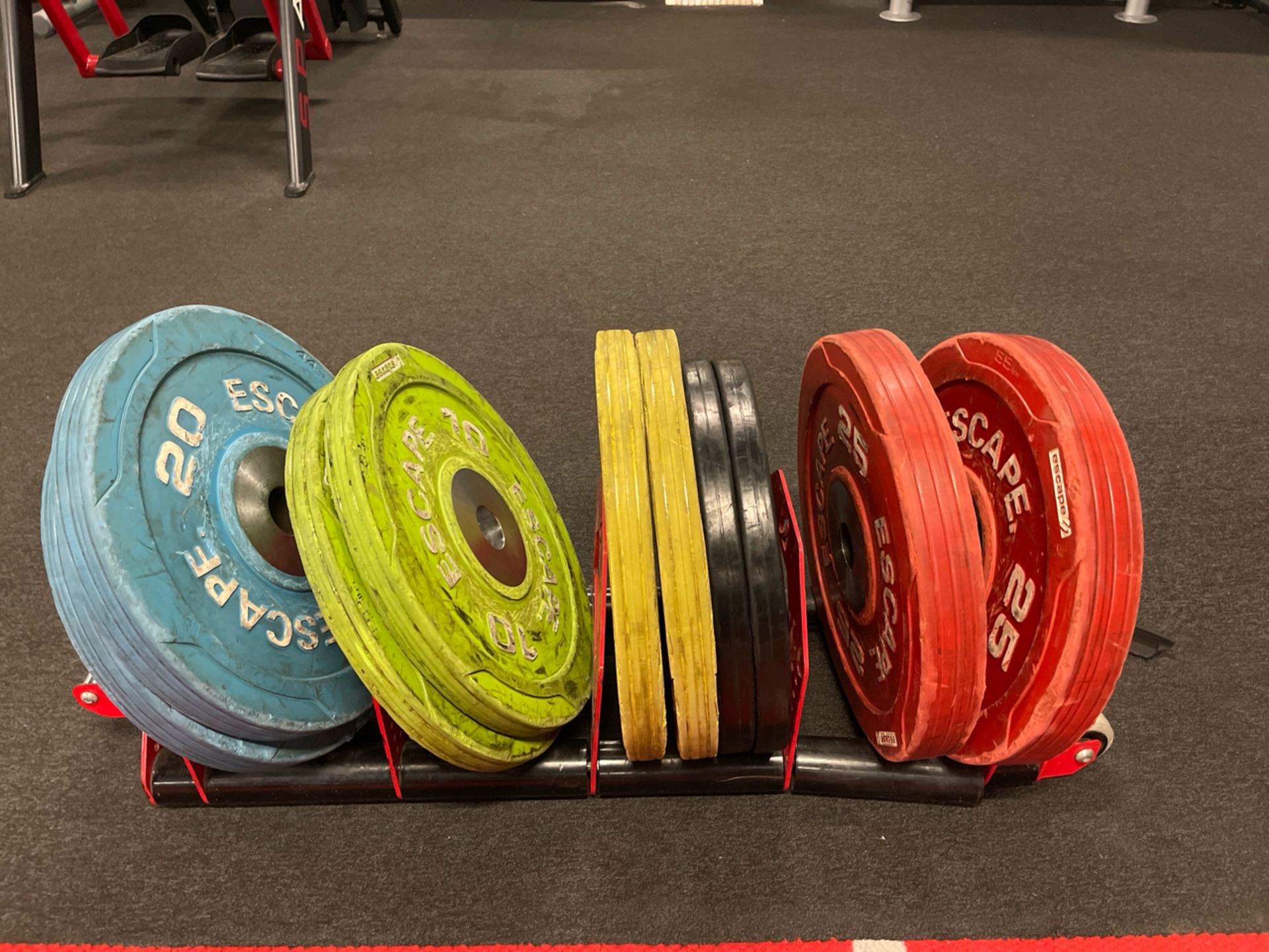 Escape Bumper Plates & Stand