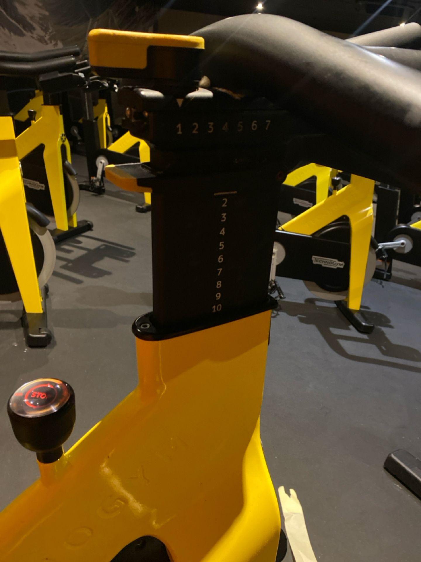 Technogym Group Cycle Ride Spin Bike - Image 6 of 8