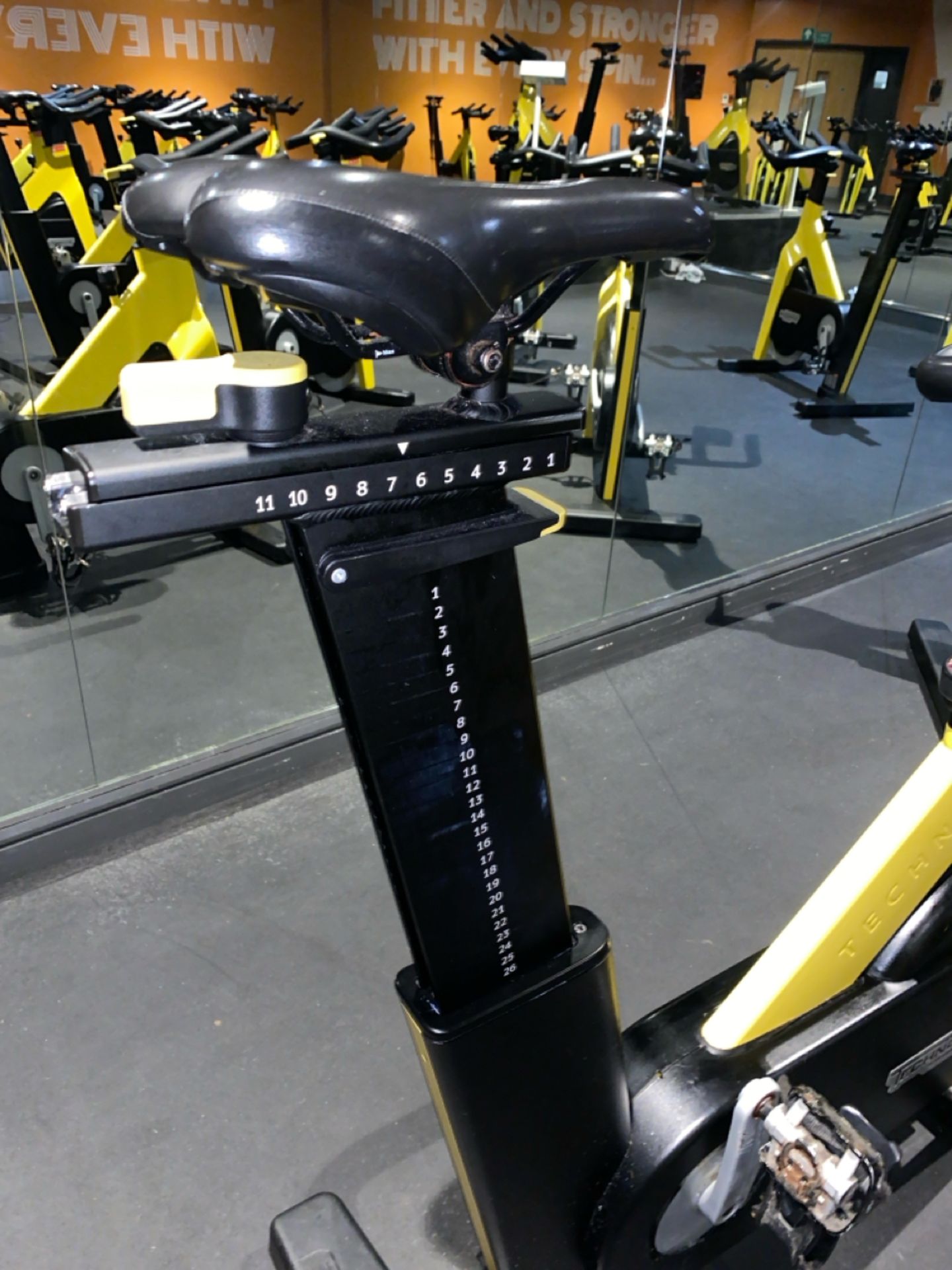 Technogym Group Cycle Ride Spin Bike - Image 5 of 10