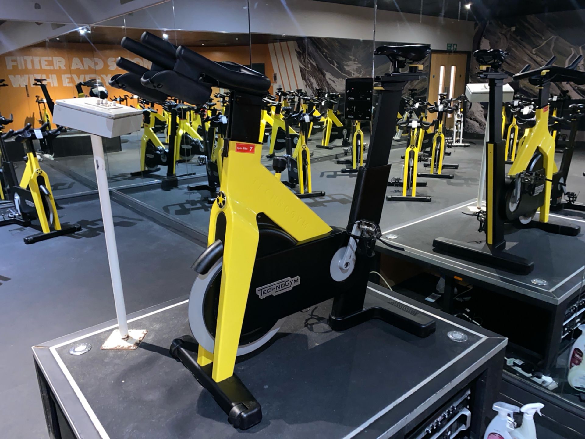 Technogym Group Cycle Ride Spin Bike - Image 3 of 8