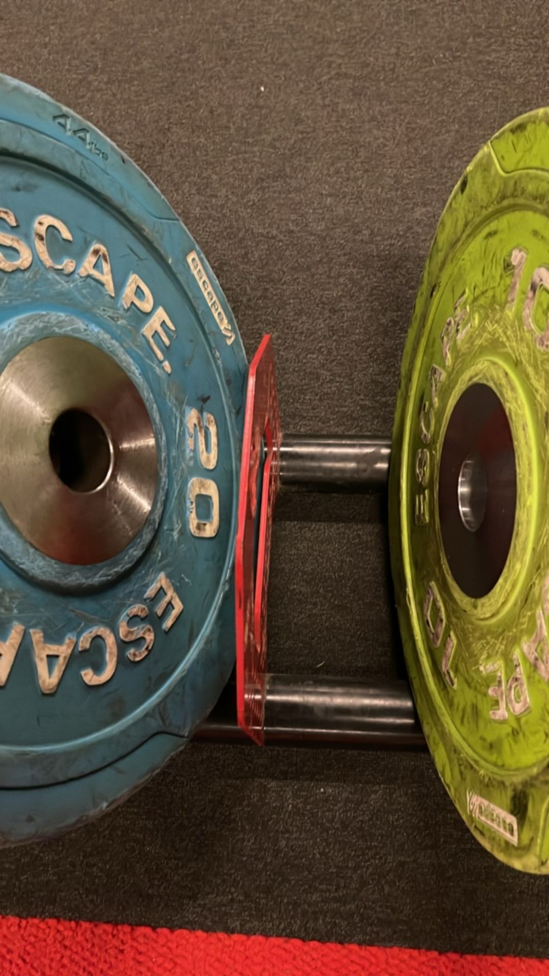 Escape Bumper Plates & Stand - Image 7 of 9