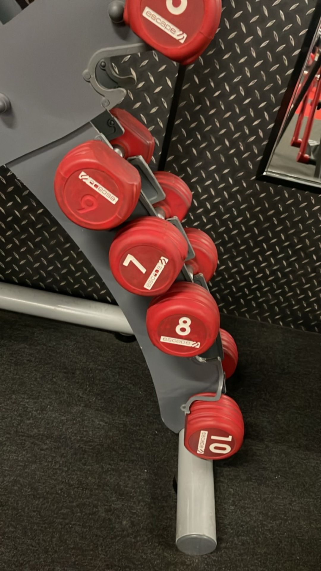 Escape Dumbells & Stand 3 -10kg - Image 4 of 7