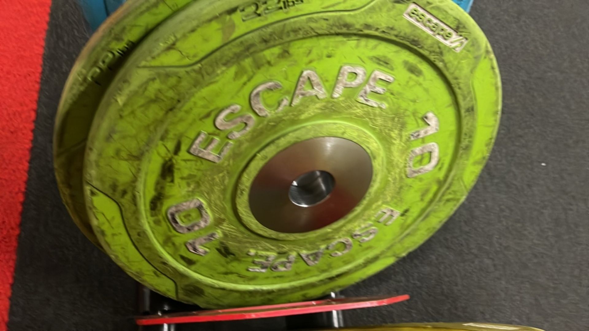 Escape Bumper Plates & Stand - Image 5 of 9