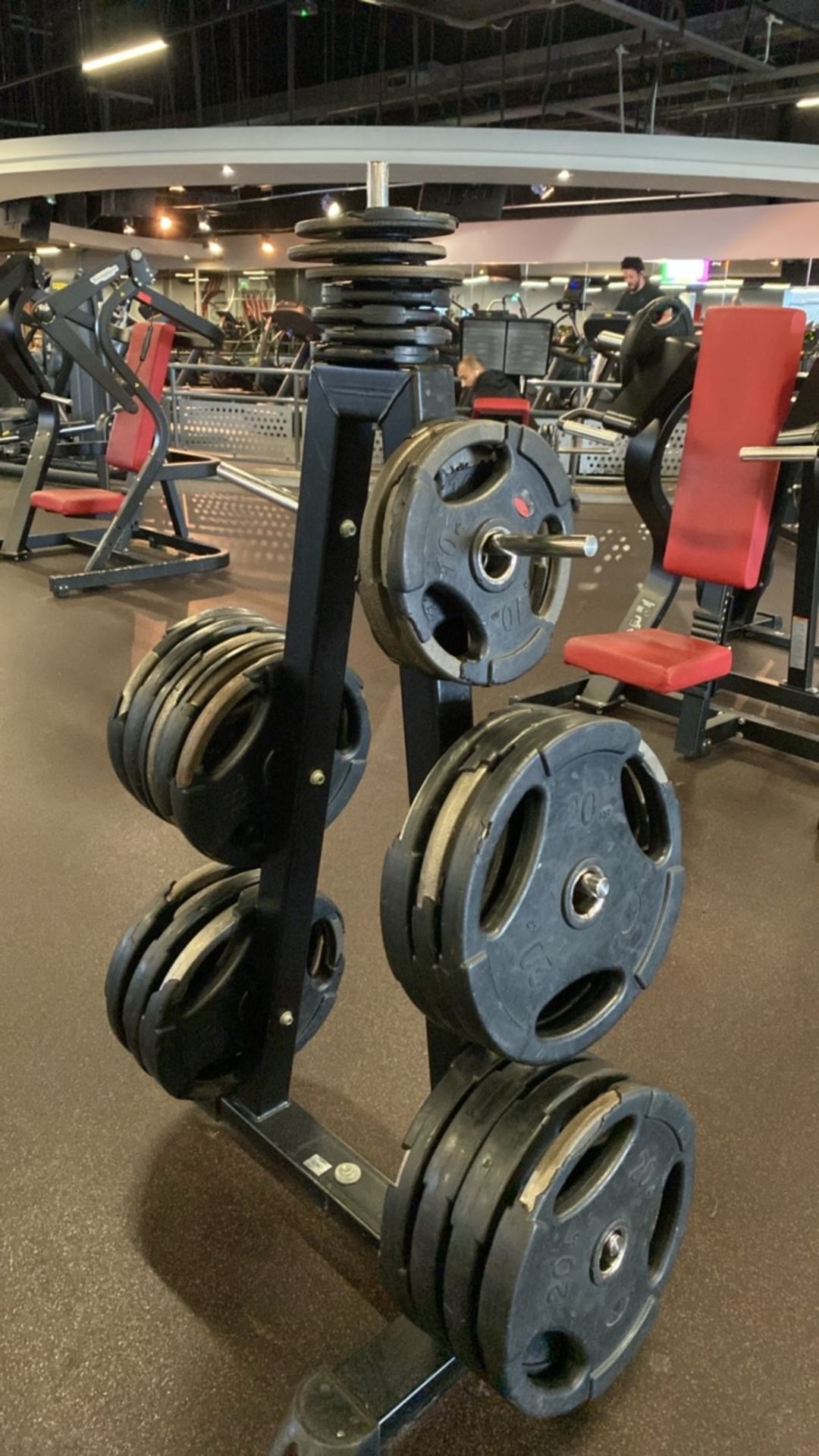 Weight Plate Tree & 2.5kg, 10kg, 15kg 20kg Plates - Image 5 of 8