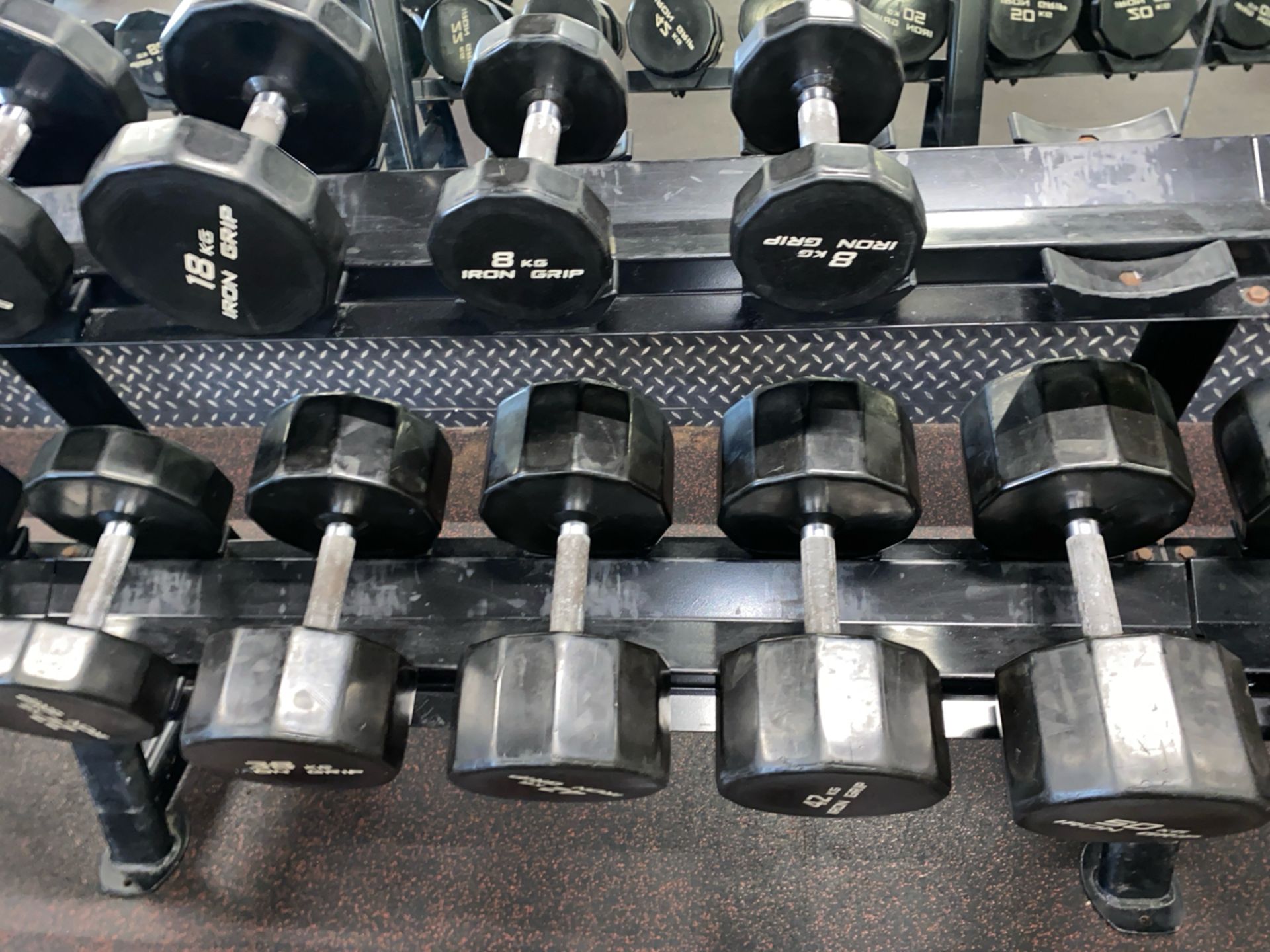 Iron Grip Dumbell Set 8kg, 10kg, 12kg