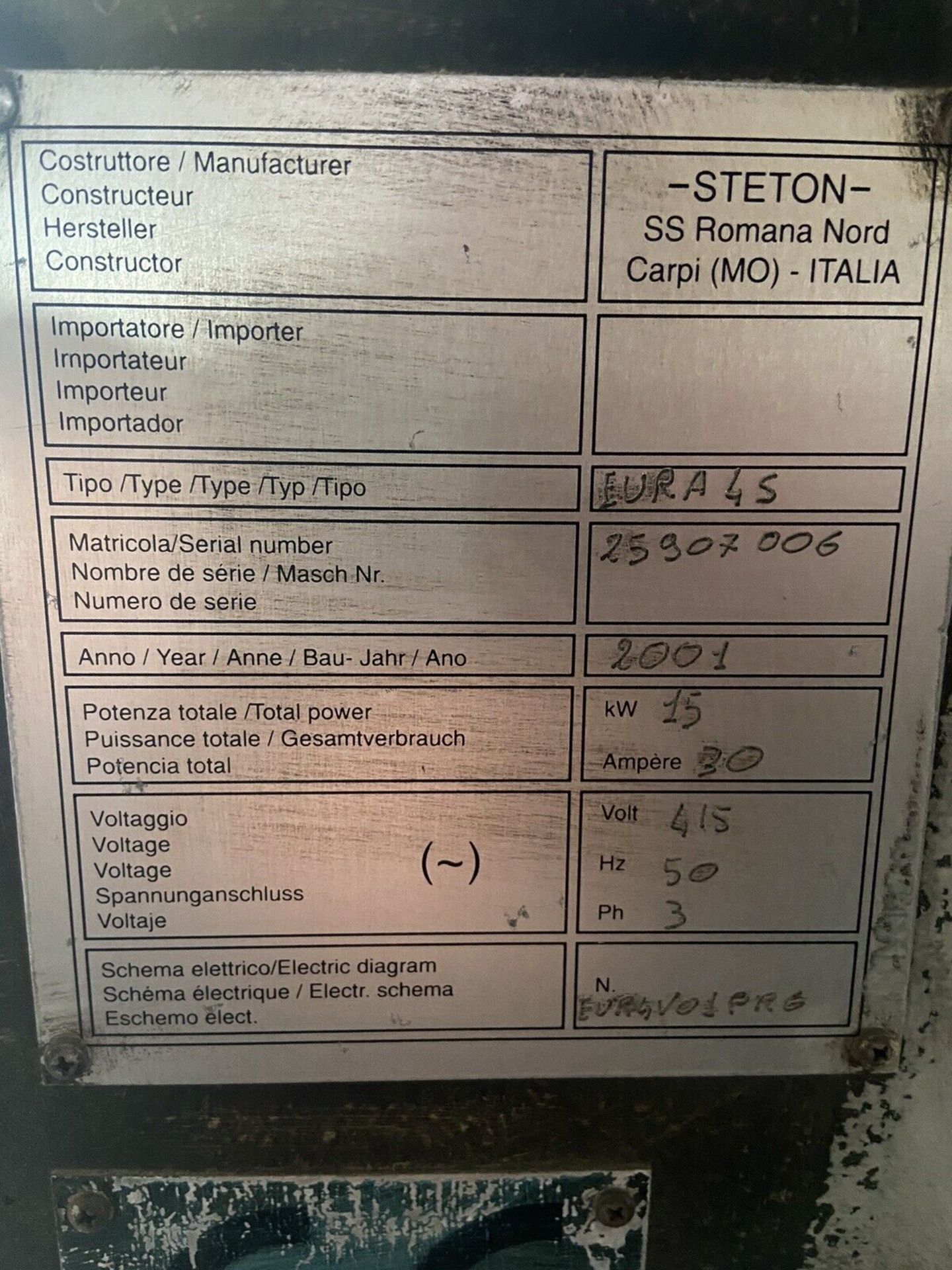 Four Side Planer Steton Eura 45 - Image 11 of 18