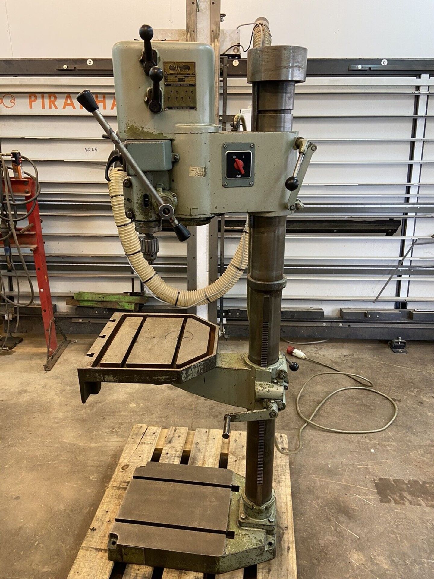 Pillar Metal Drill Arboga E 825 Floor Standing Engineering Pillar Drill - Image 5 of 12