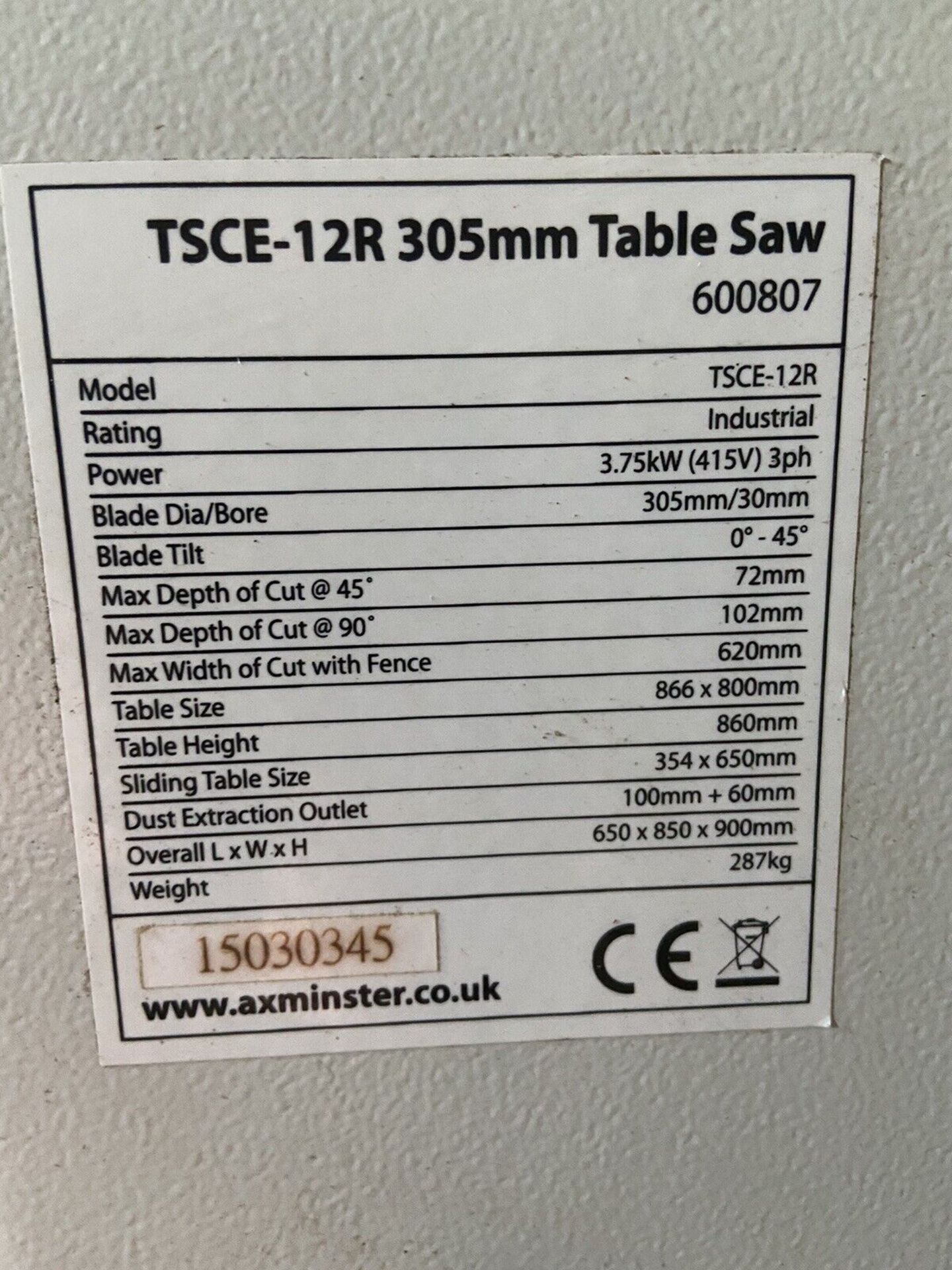 Axminster Trade Saw Bench - Image 11 of 11