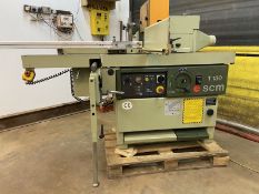 SCM T130 Spindle Moulder, Sliding Tenon Table, Power Feed, 7.5KW Motor