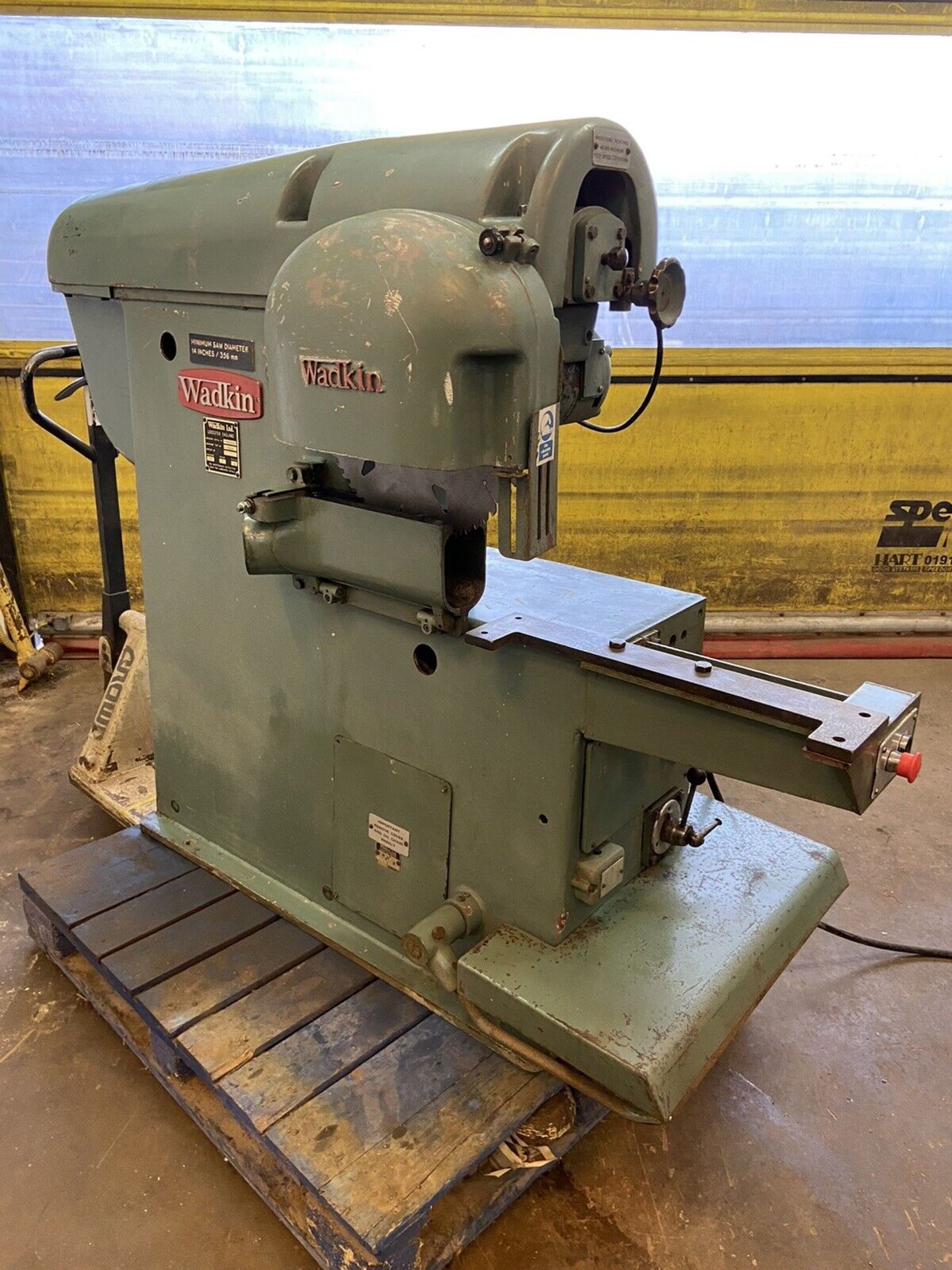 Wadkin CW/280 Hydraulic Cross Cut Saw - Bild 14 aus 14