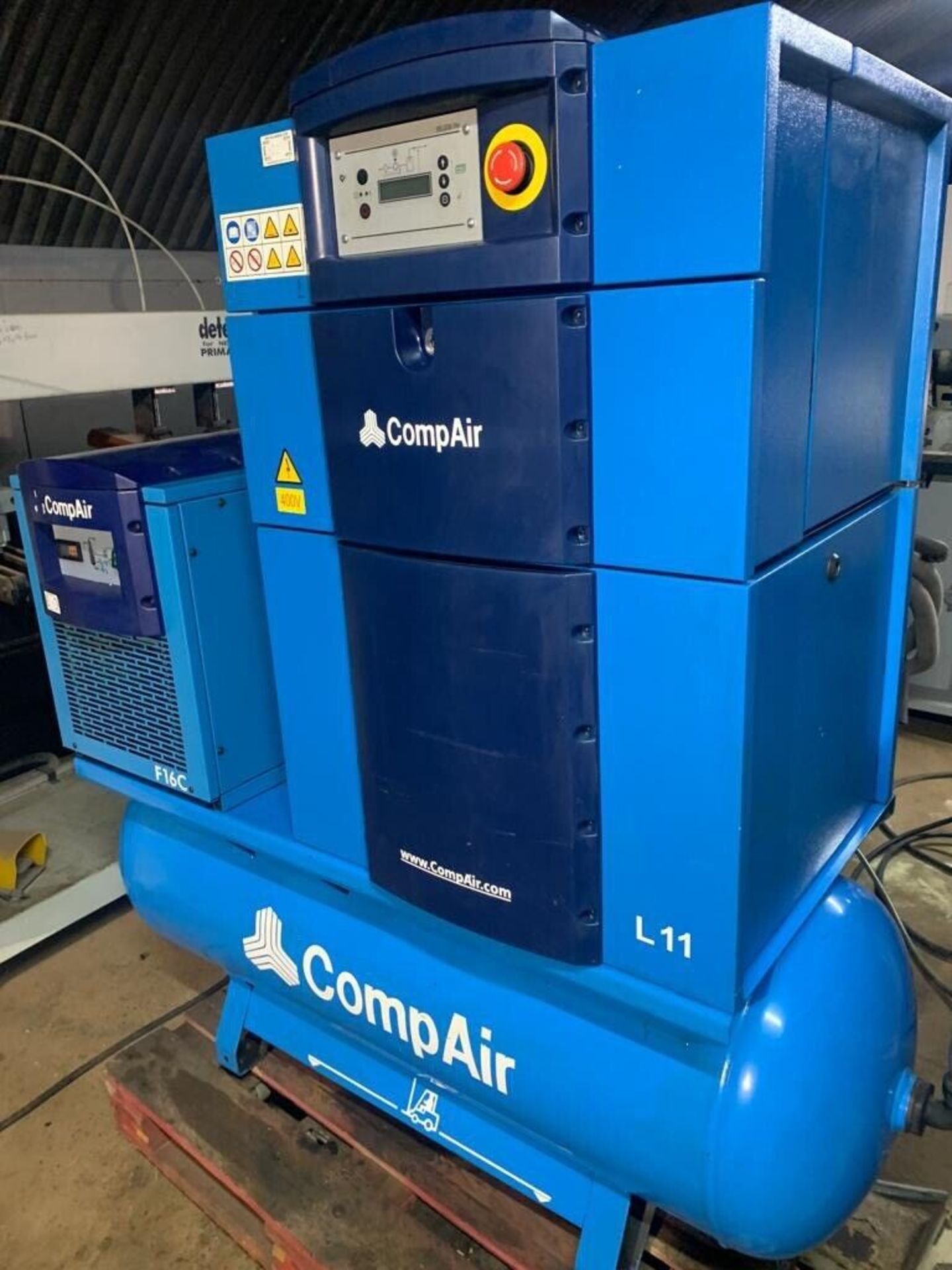 Compair L11 FS-10A Screw Compressor And Air Drier With 270L Receiver