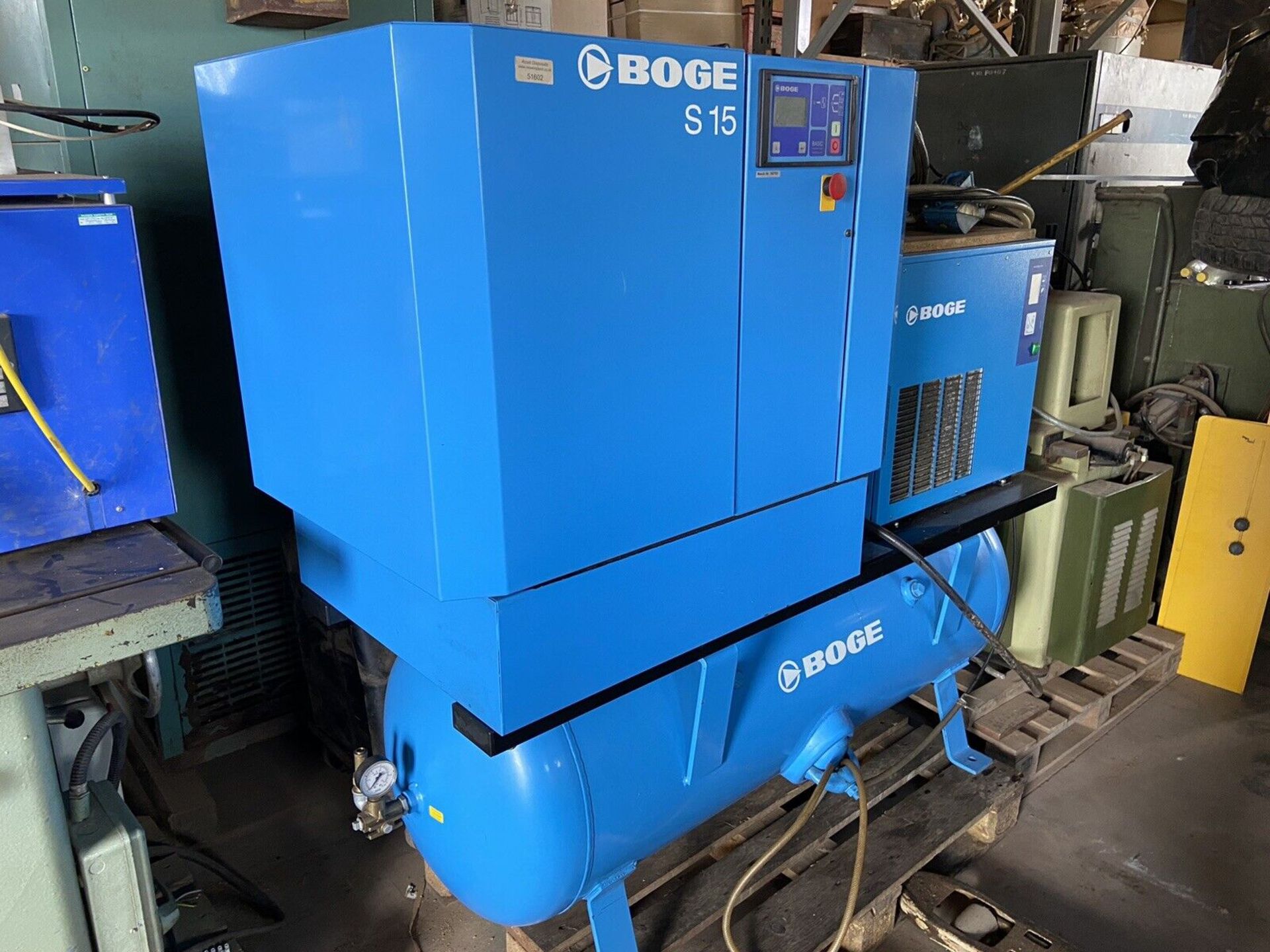 Boge SD 15/350 Screw Compressor And Air Drier 11kw - Image 3 of 8