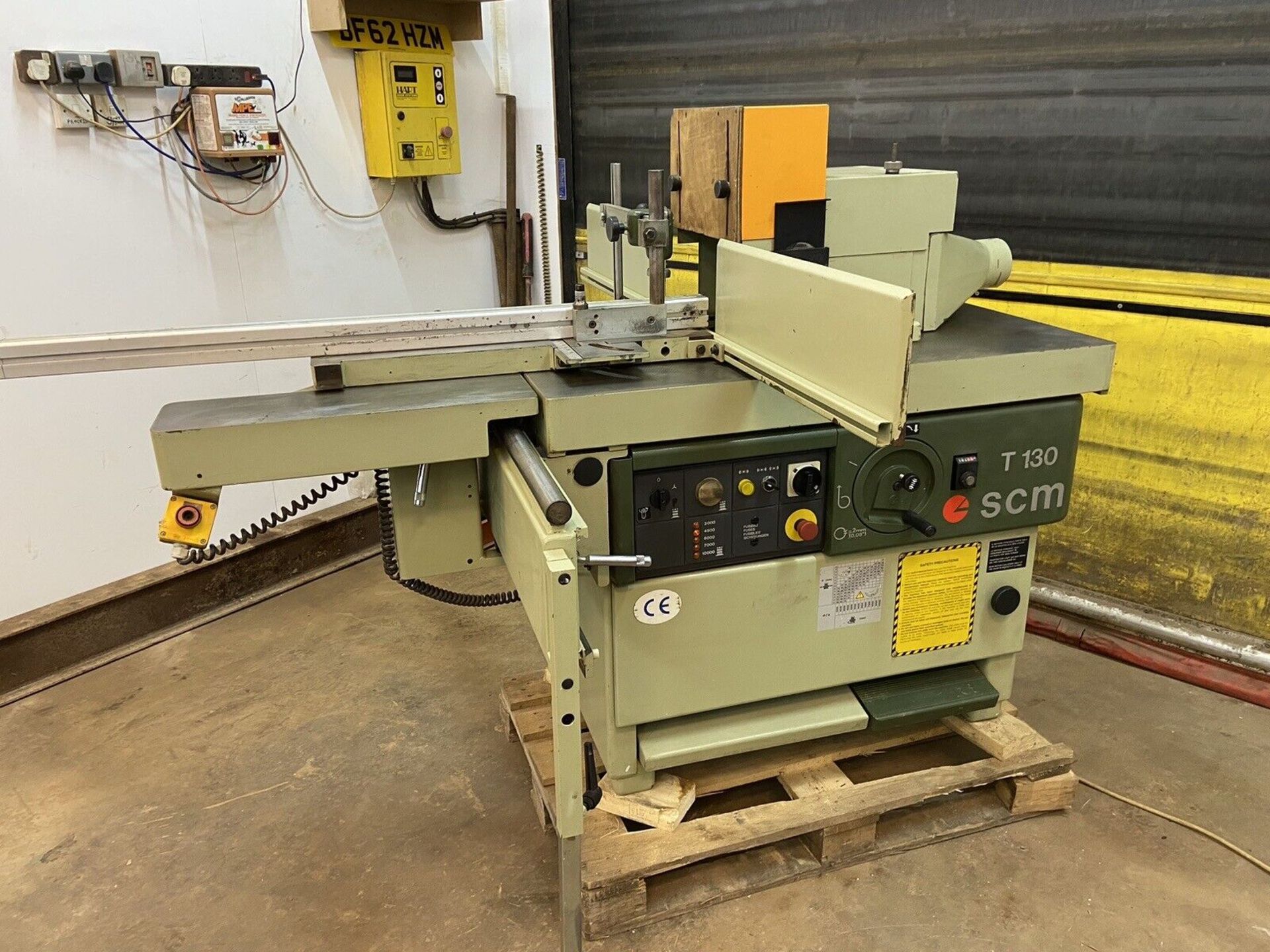 SCM T130 Spindle Moulder, Sliding Tenon Table, Power Feed, 7.5KW Motor - Image 16 of 16