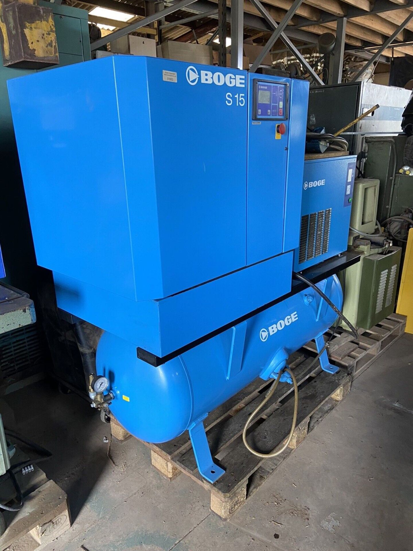 Boge SD 15/350 Screw Compressor And Air Drier 11kw - Image 2 of 8