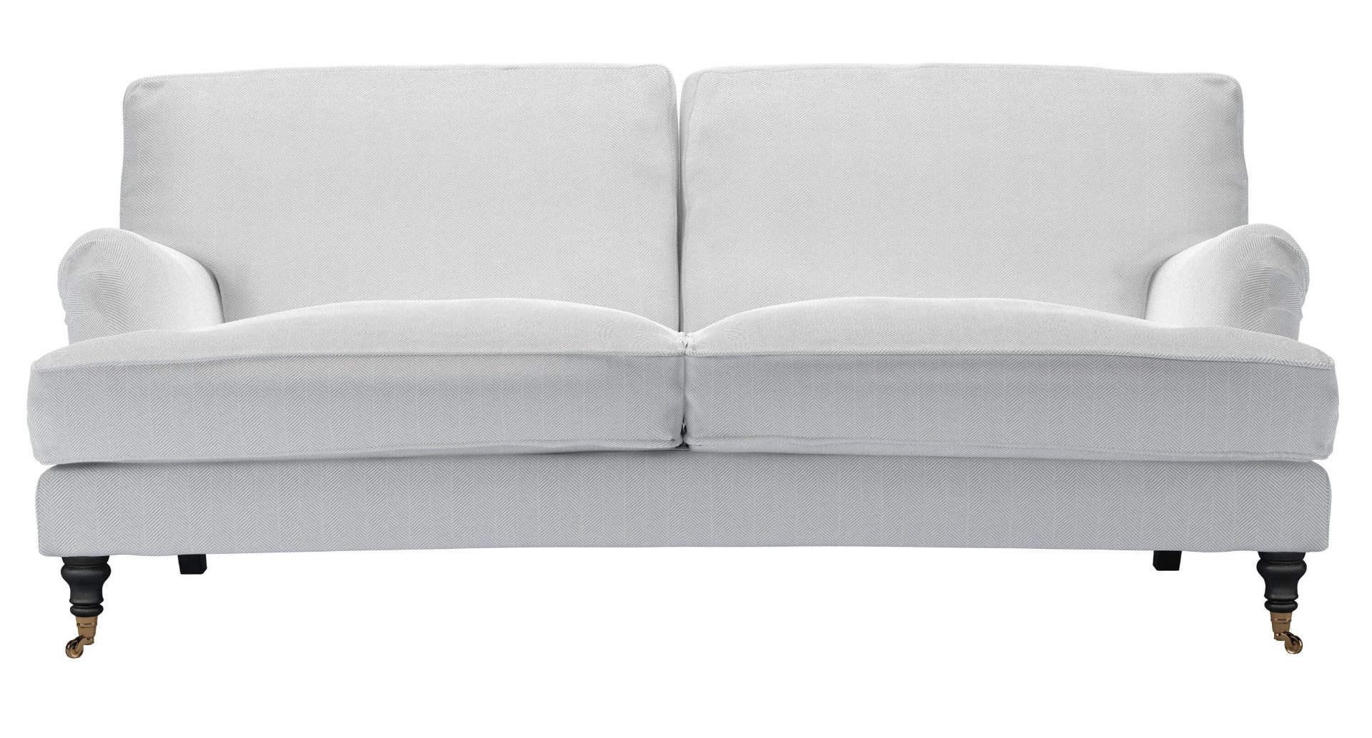 Bluebell 3 Seat Sofa In Pumice House Herringbone Weave RRP - £2110