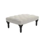 Valentin Medium Rectangle Footstool In Clay House Basket Weave RRP - £460
