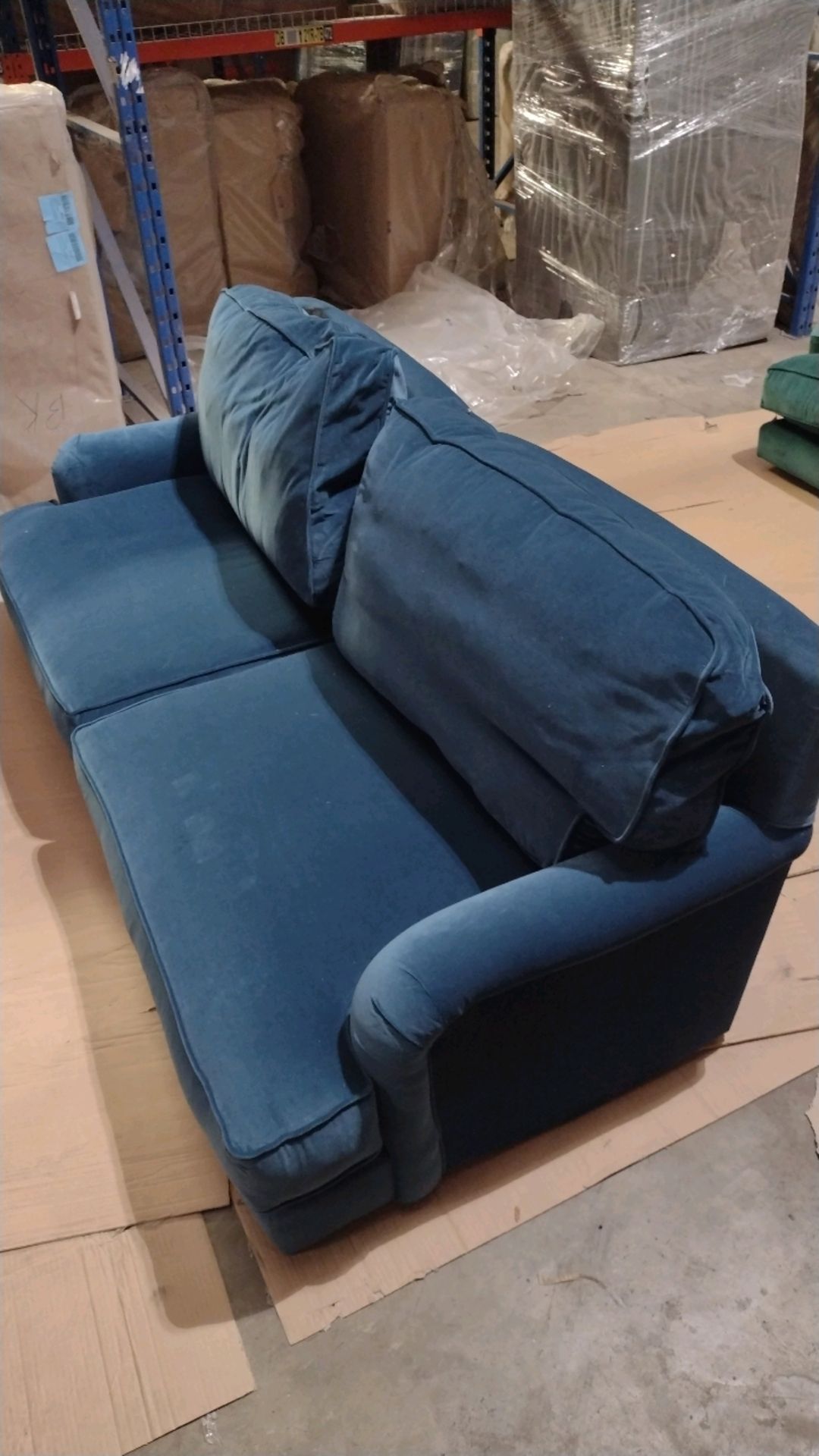 Bluebell 3 Seat Sofa In Scuba Smart Velvet RRP - £2620 - Image 4 of 10