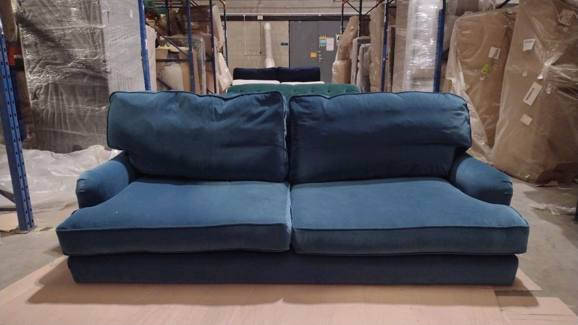 Bluebell 3 Seat Sofa In Scuba Smart Velvet RRP - £2620 - Image 3 of 10
