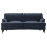 Bluebell 3 Seat Sofa In Armour Smart Velvet RRP - £2620