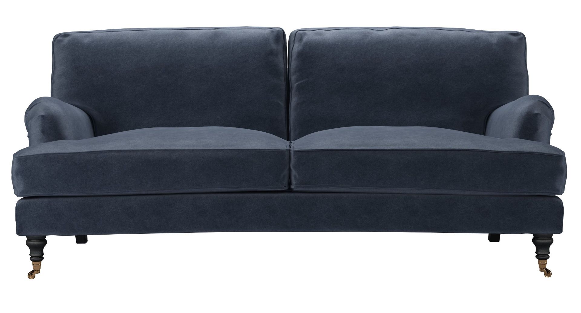 Bluebell 3 Seat Sofa In Armour Smart Velvet RRP - £2620
