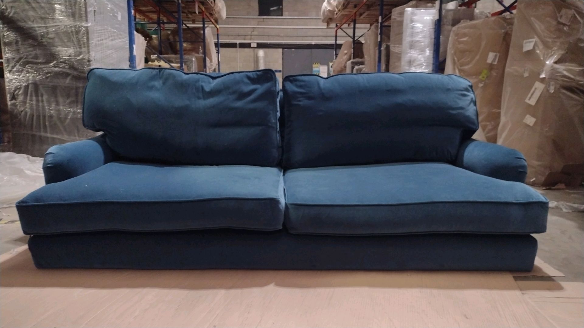Bluebell 3 Seat Sofa In Scuba Smart Velvet RRP - £2620 - Image 2 of 10
