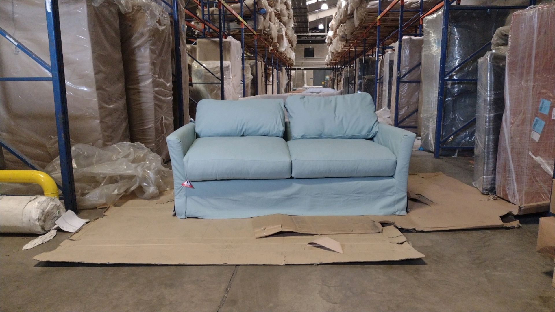 Otto 2.5 Seat Sofa Bed In Eucalyptus Smart Cotton RRP - £2910 - Image 5 of 8