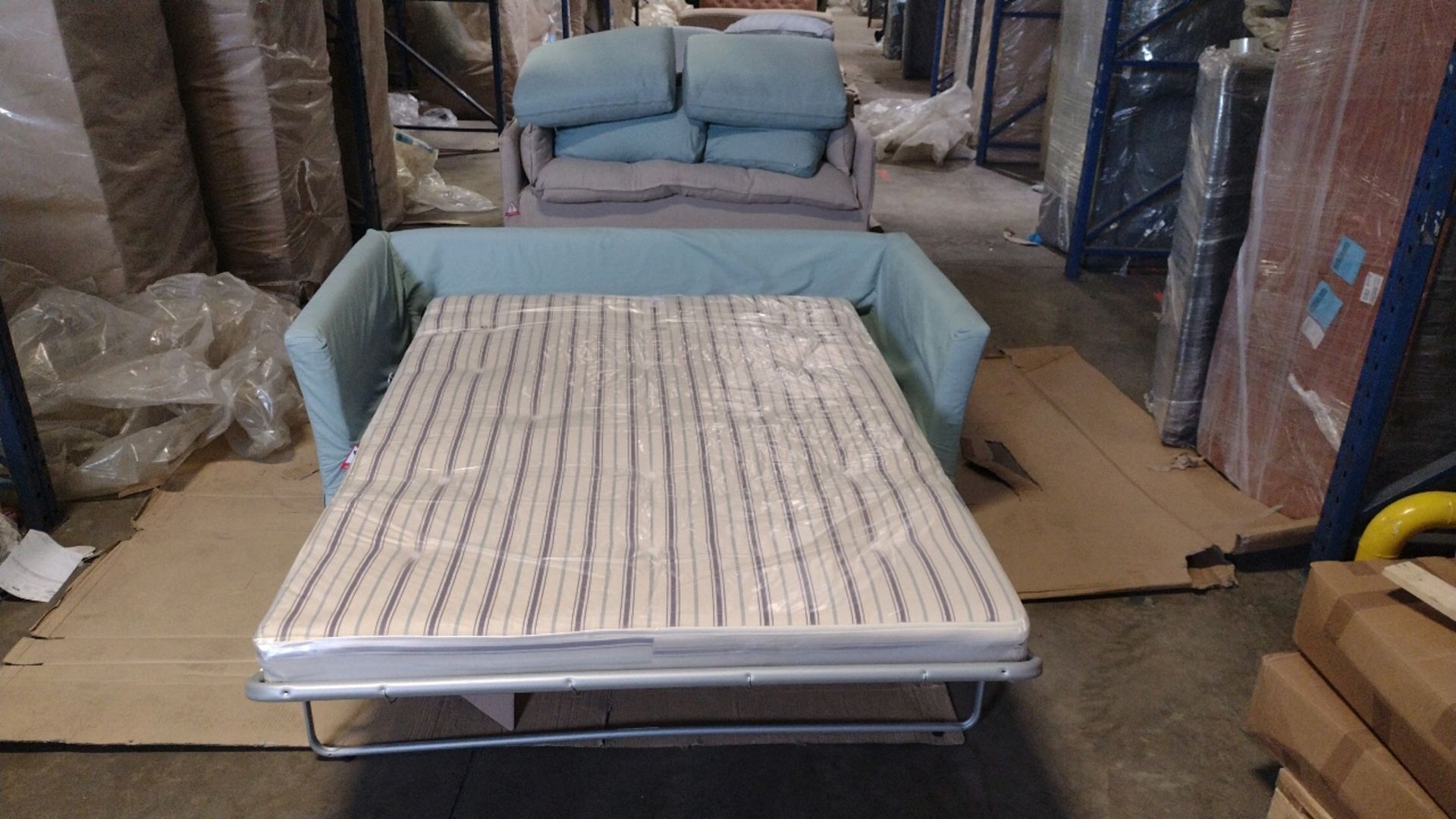 Otto 2.5 Seat Sofa Bed In Eucalyptus Smart Cotton RRP - £2910 - Image 7 of 8
