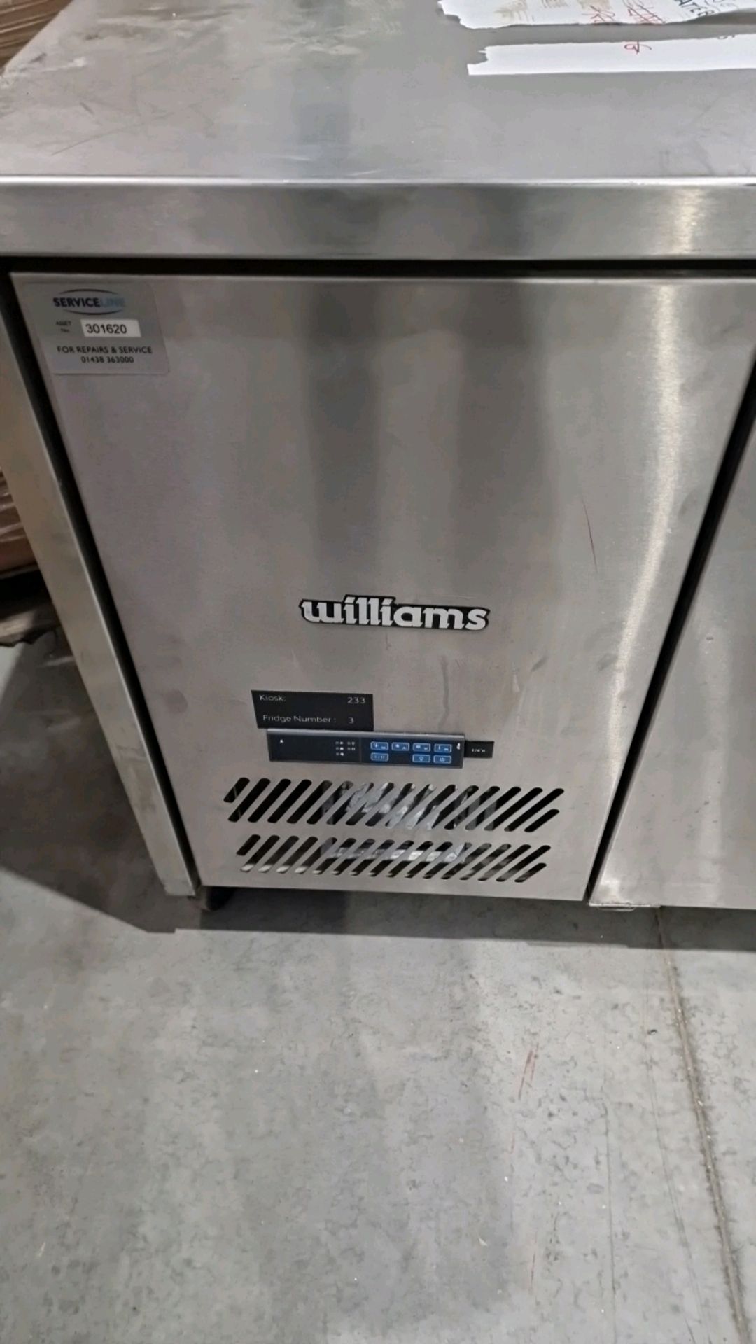 Williams 2 Door Bench Fridge - Image 2 of 6