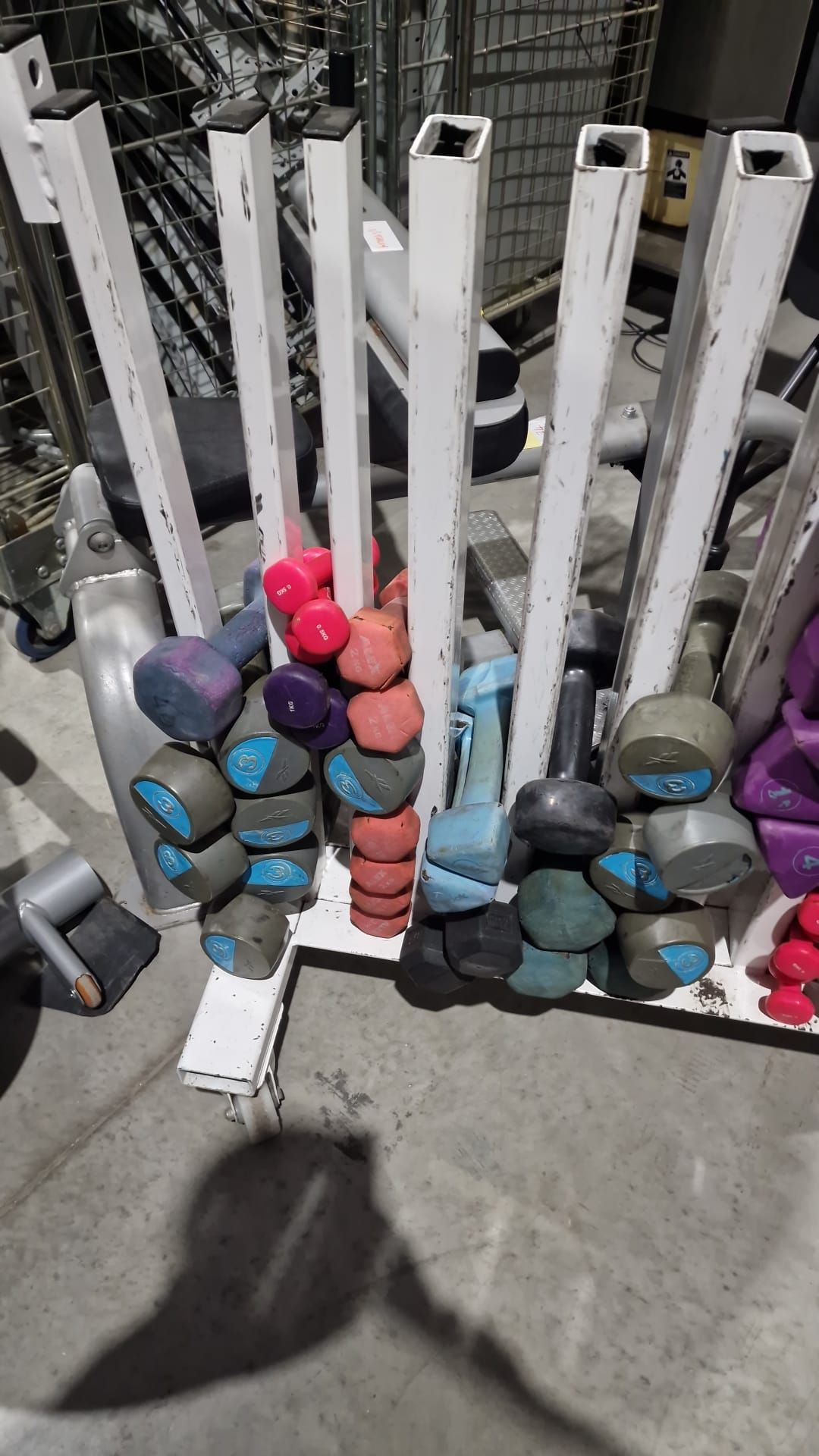 Studio Dumbell Rack With Assorted Dumbells - Image 3 of 4