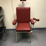 Red Leather Medical Chair