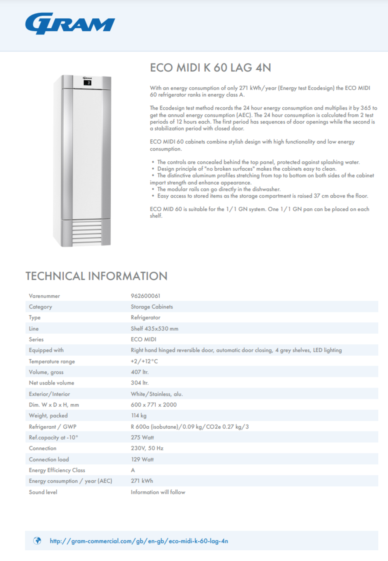 Hoshizaki ECO MIDI K 60 CCG 4S - Image 6 of 6