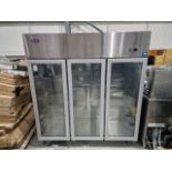 Atosa 3 Door Display Fridge