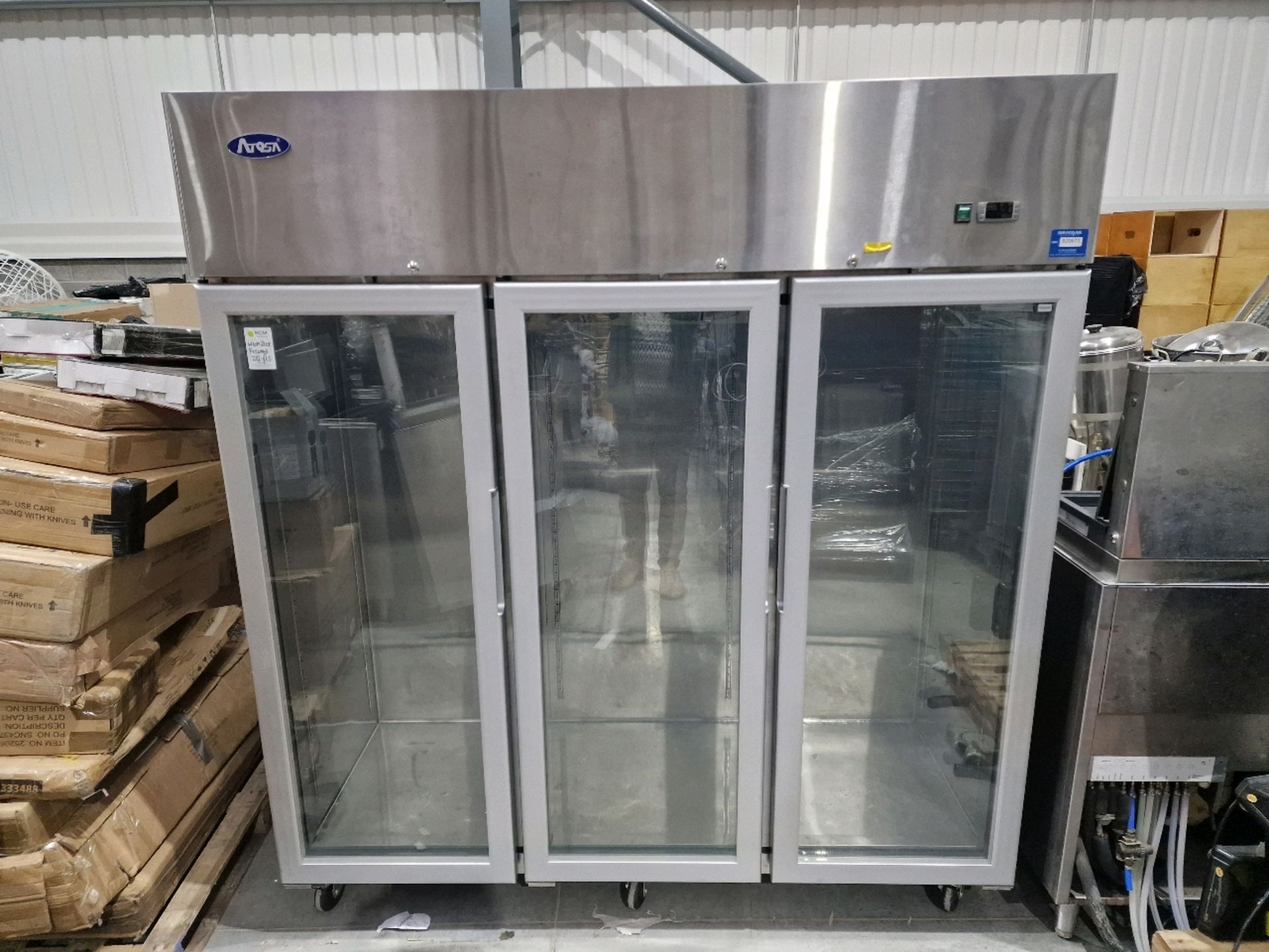 Atosa 3 Door Display Fridge