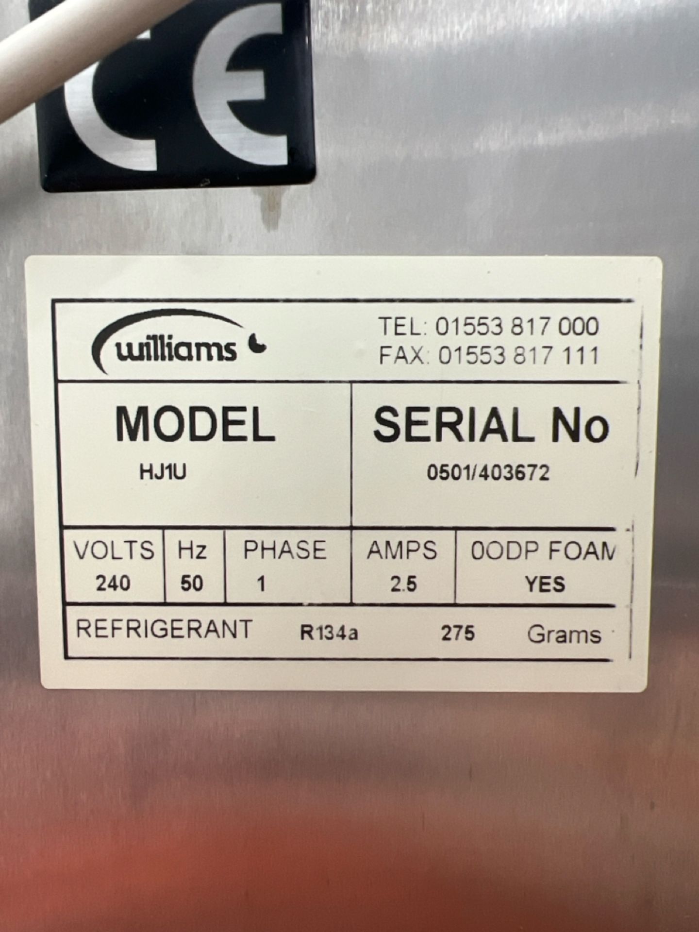 Williams Refridgerator - Image 6 of 6