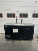 True Kegerator Temp Bar Unit With Budweiser Pumps