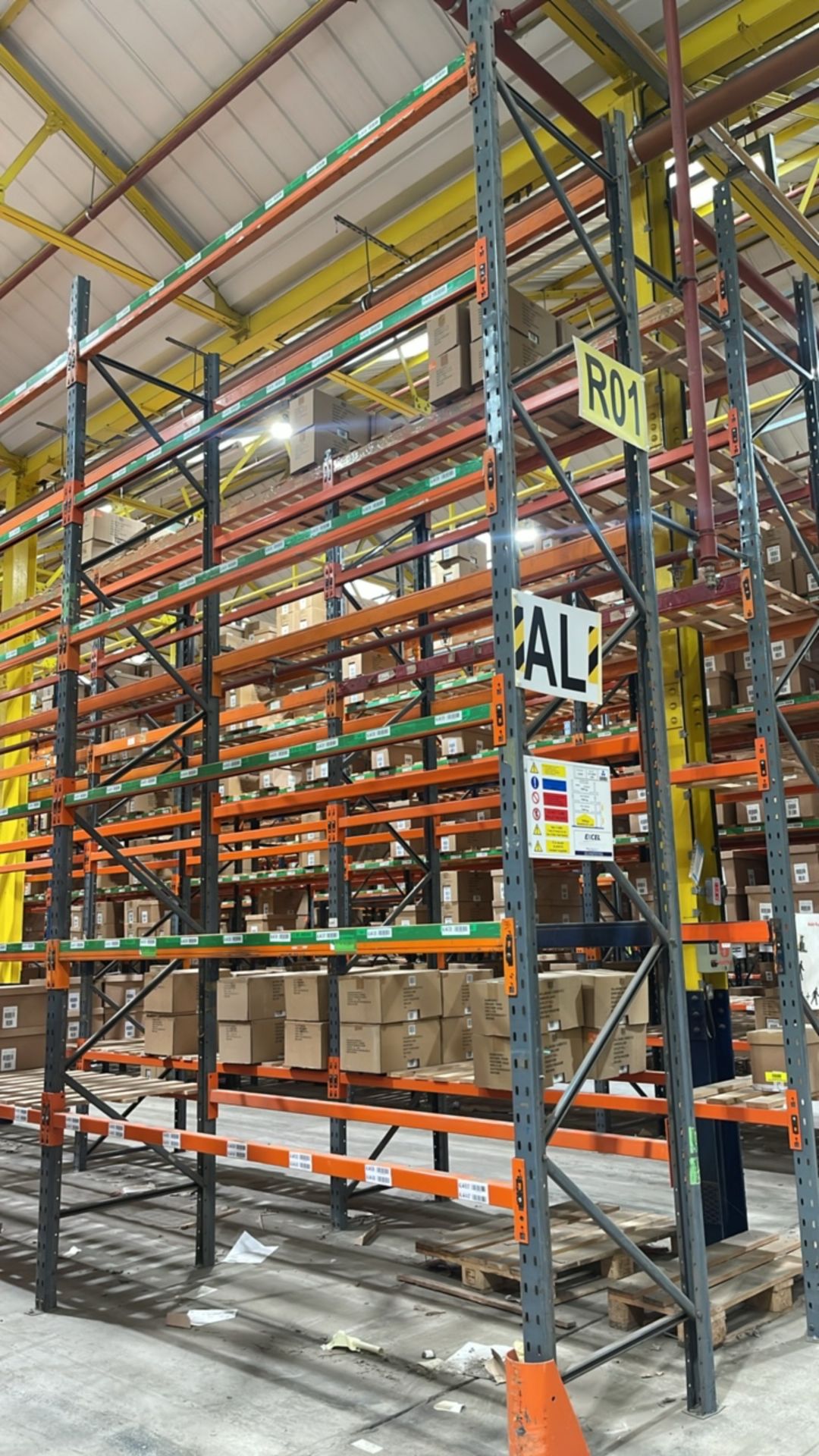 Run Of 44 Bays Of Back To Back Boltless Industrial Pallet Racking - Image 2 of 12