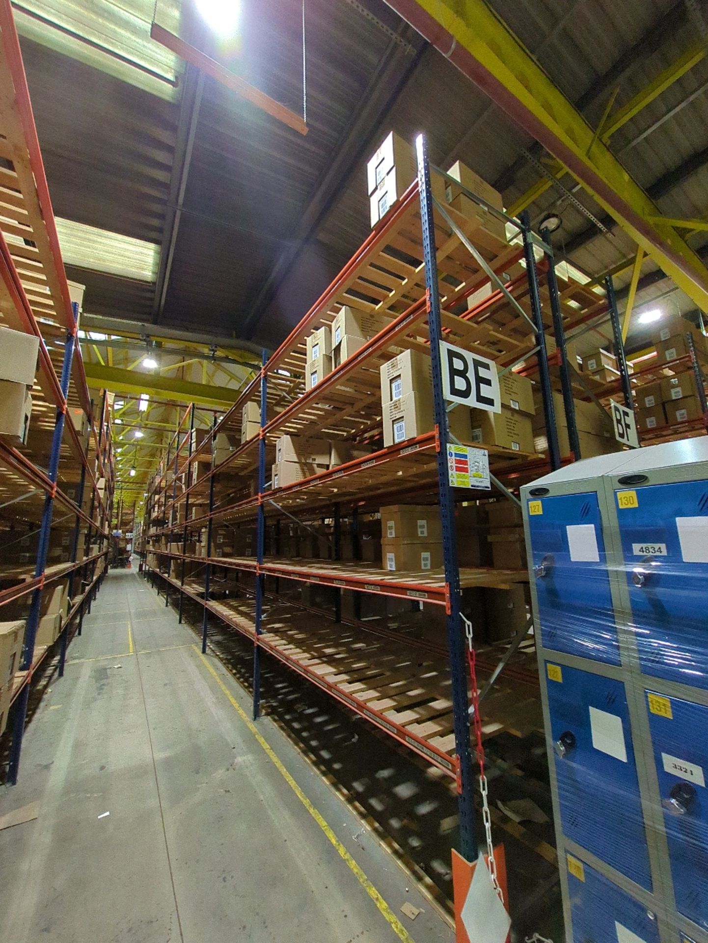 Run Of 20 Bays Of Back To Back Boltless Industrial Pallet Racking - Bild 9 aus 12