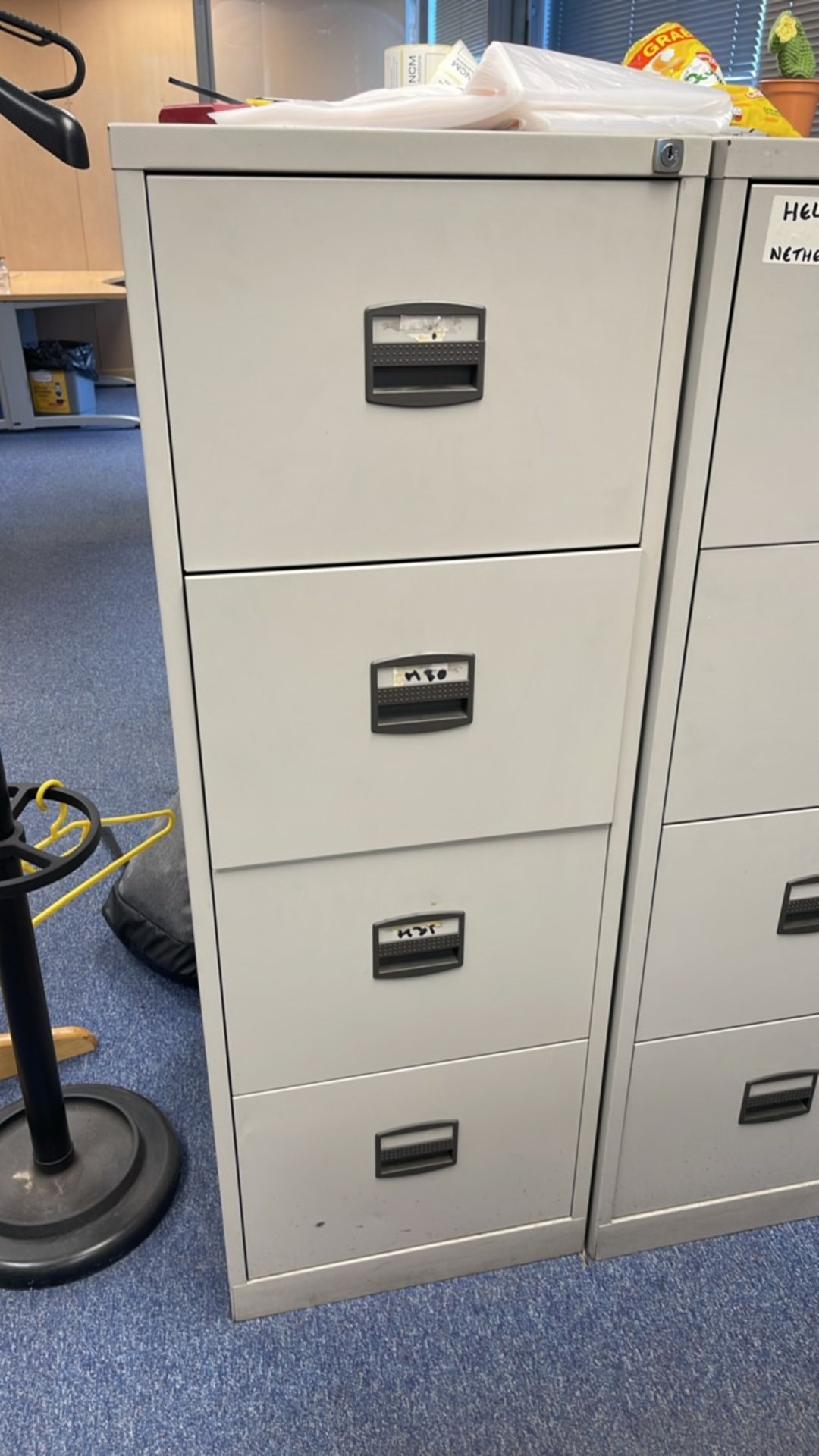 Bank Of 4 Filing Cabinets - Image 2 of 6