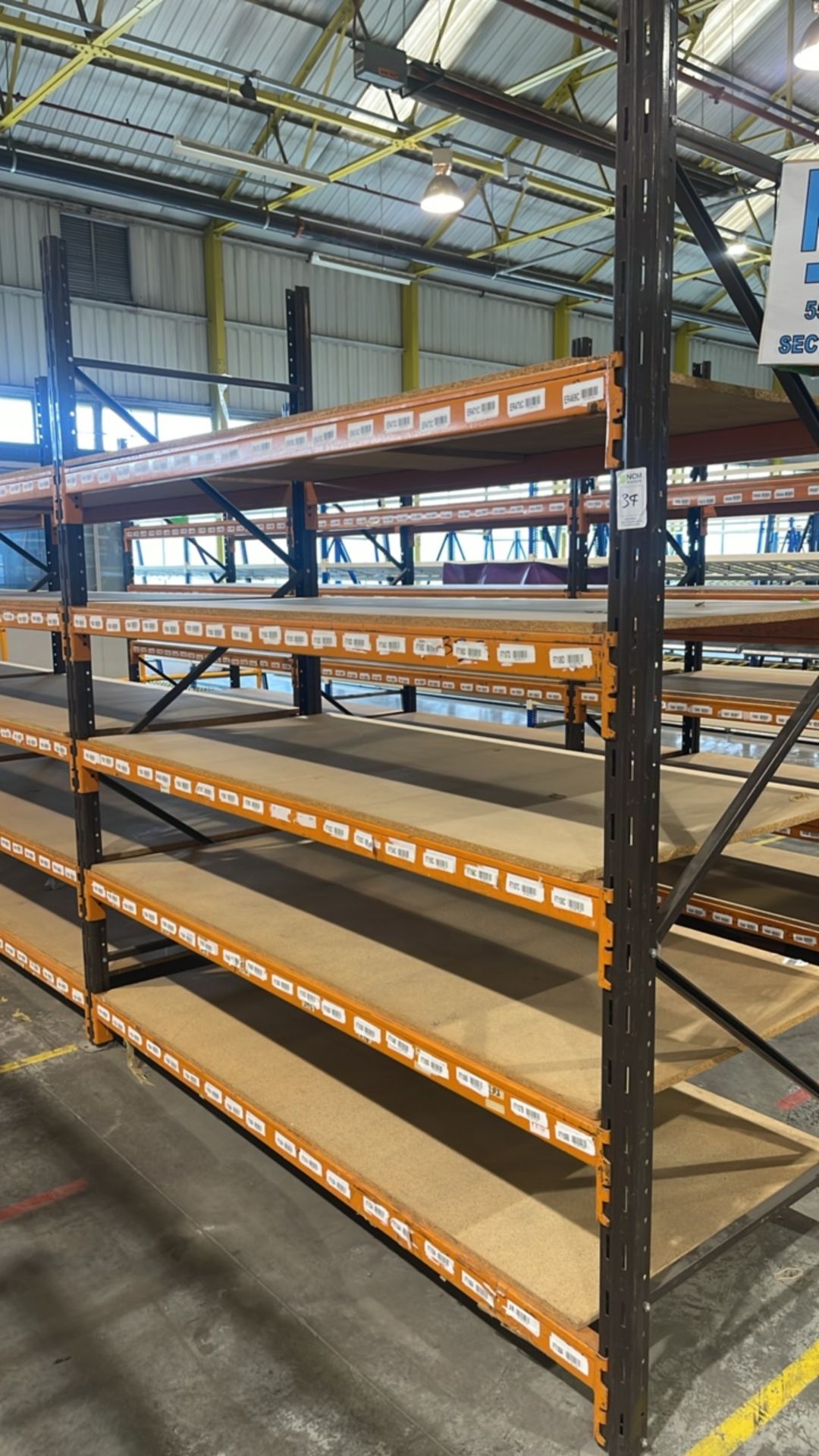 6 Bays Of Boltless Shelf Racking - Image 2 of 10