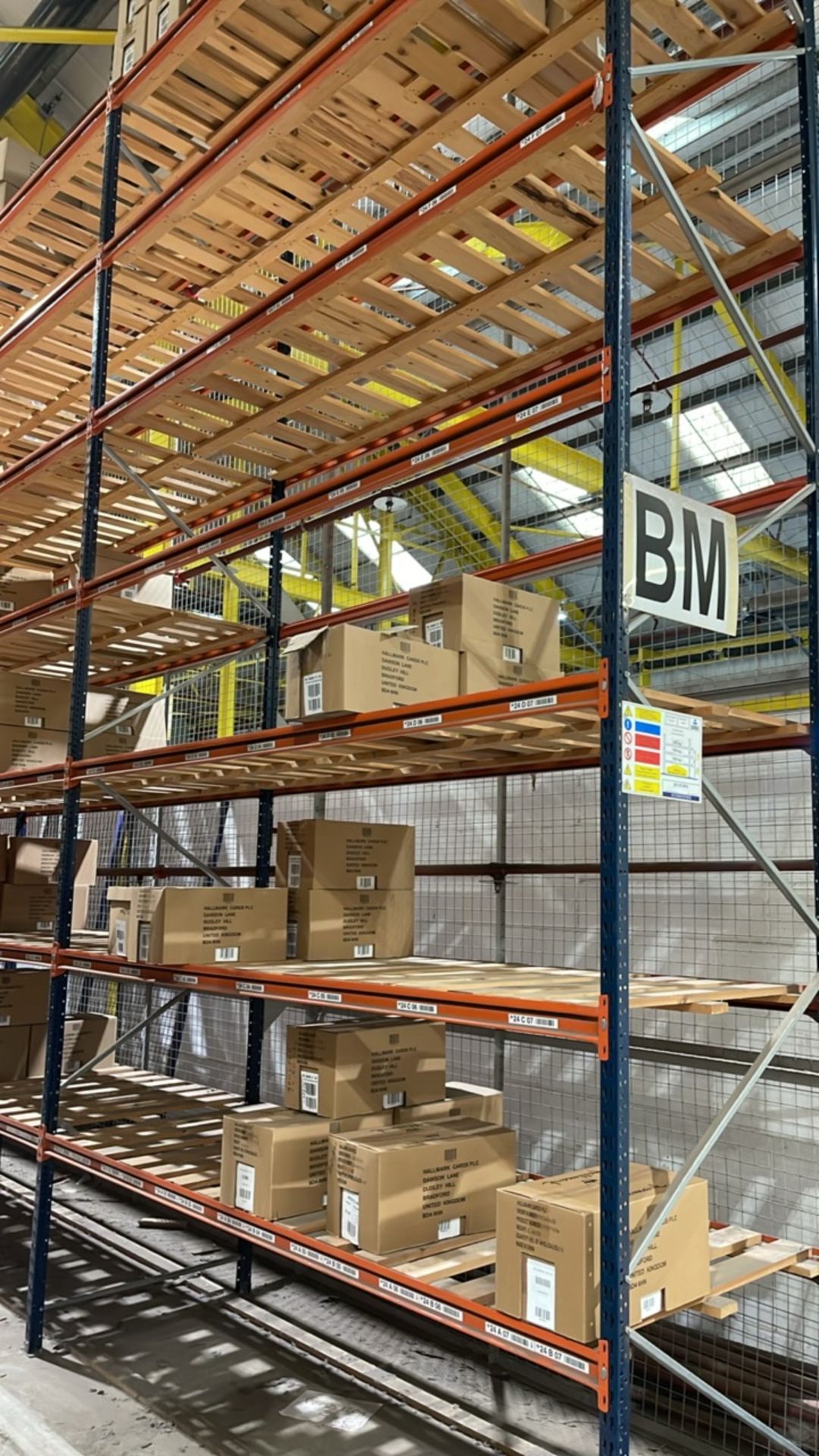 Run of 12 Bays Of Boltless Industrial Pallet Racking - Image 5 of 11