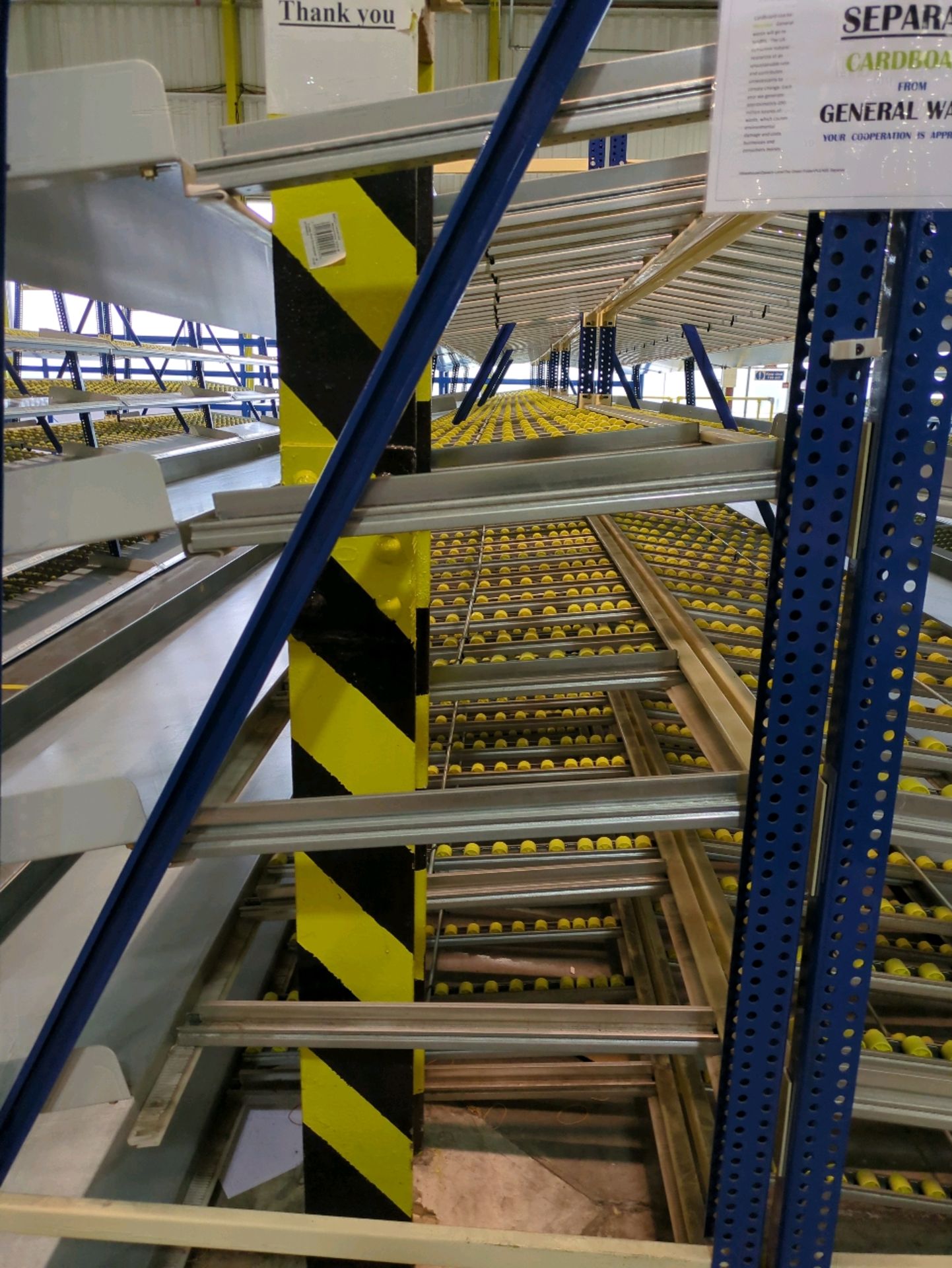 A Run Of 8 Bays Of Back To Back Flow Racks - Image 6 of 11