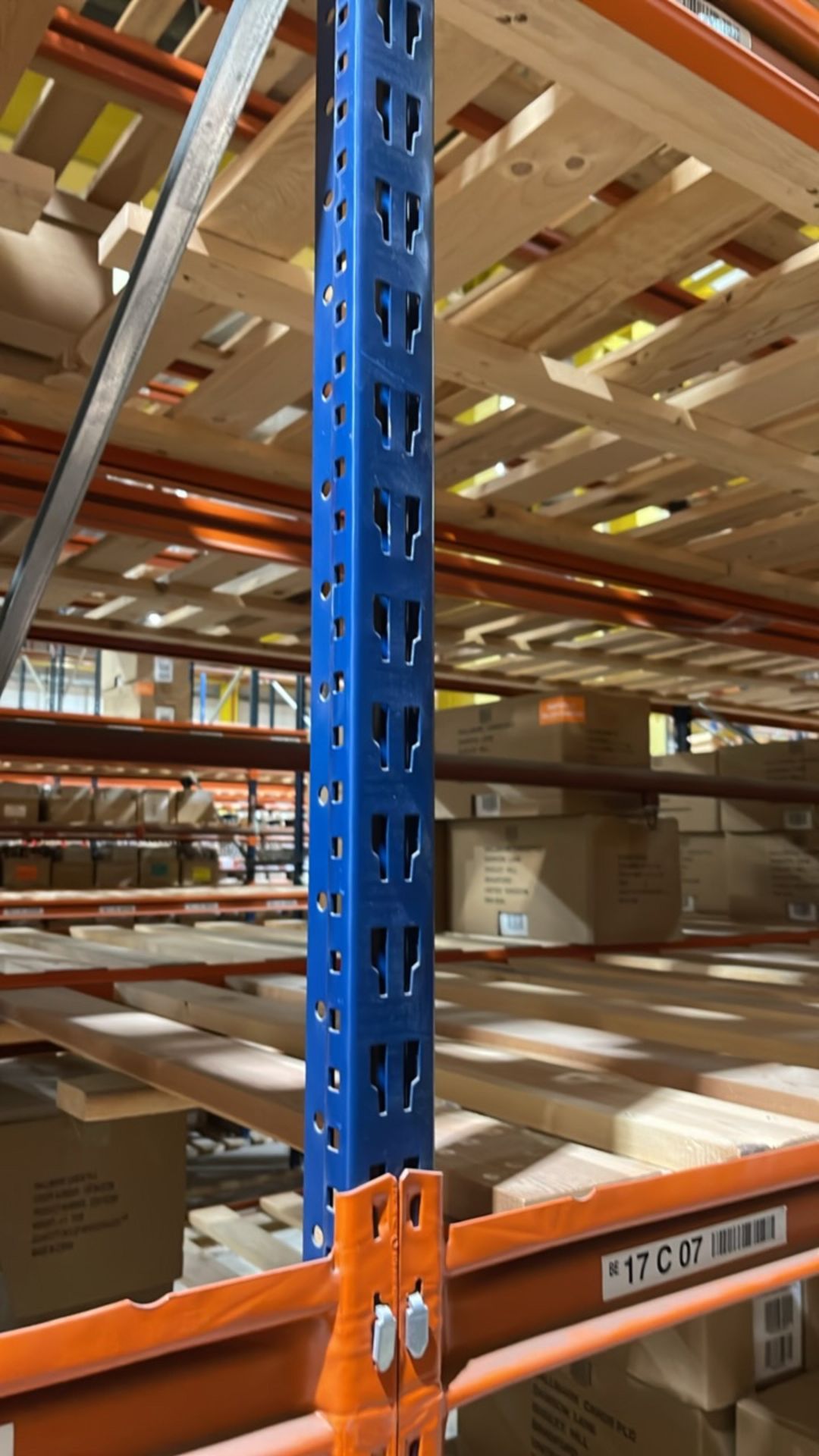 Run Of 20 Bays Of Back To Back Boltless Industrial Pallet Racking - Image 9 of 10