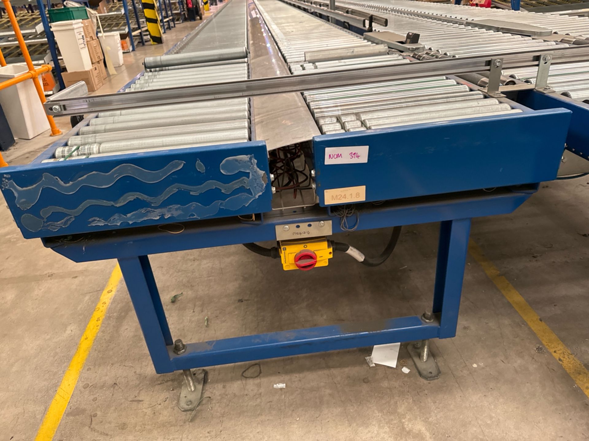 Motorised Roller Conveyor - 2 Rows - Image 2 of 6