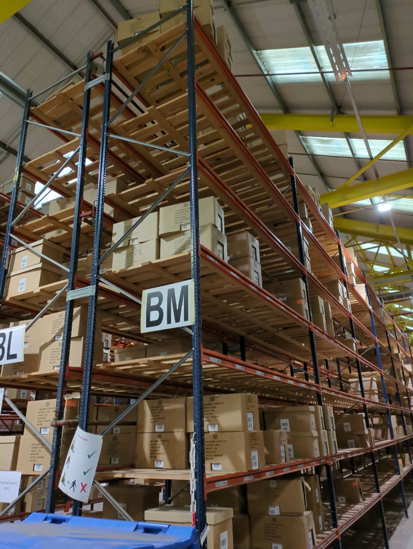 Run Of 24 Bays Of Back To Back Boltless Industrial Pallet Racking - Image 3 of 10