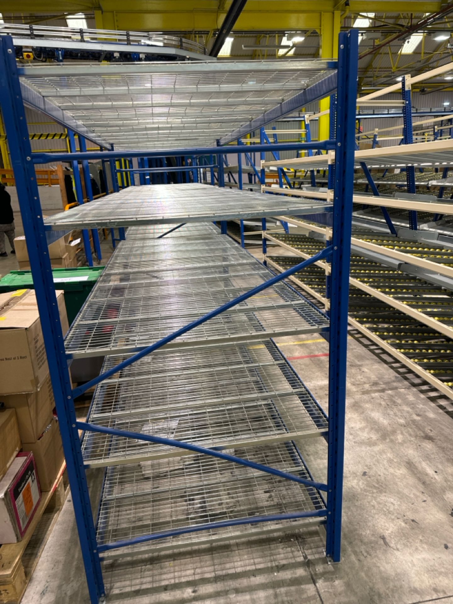 4 Bays Of Metal Shelving Racks - Image 2 of 6