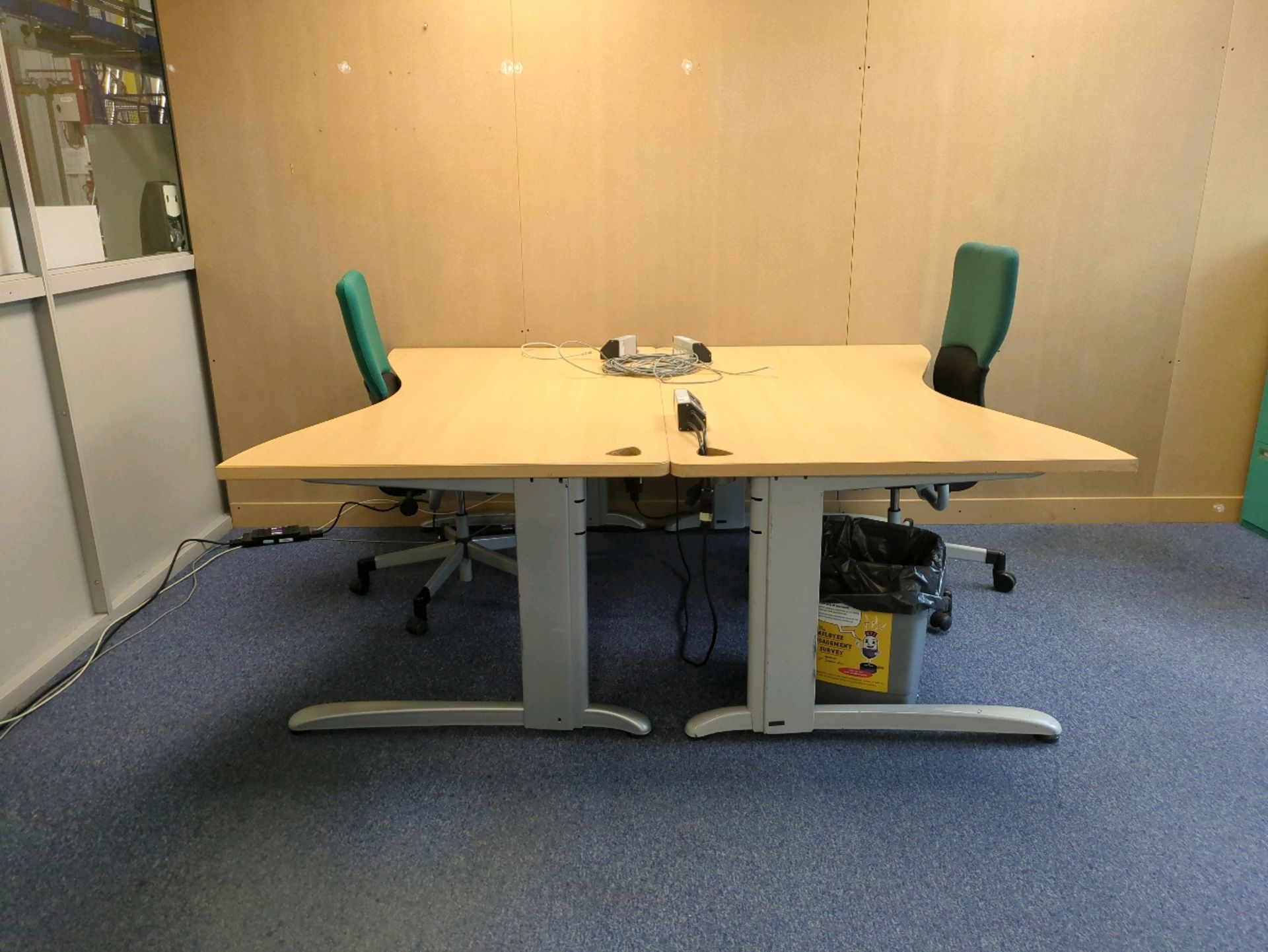 Office Desks x2 & Chairs x2