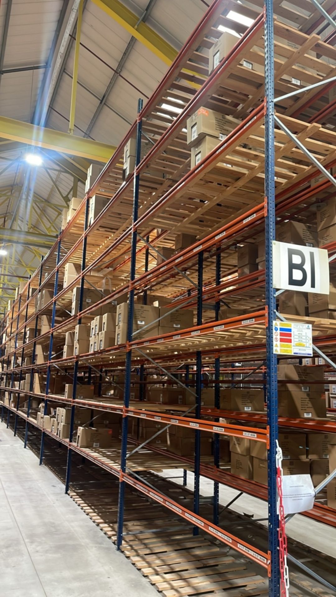 Run Of 24 Bays Of Back To Back Boltless Industrial Pallet Racking - Bild 9 aus 10