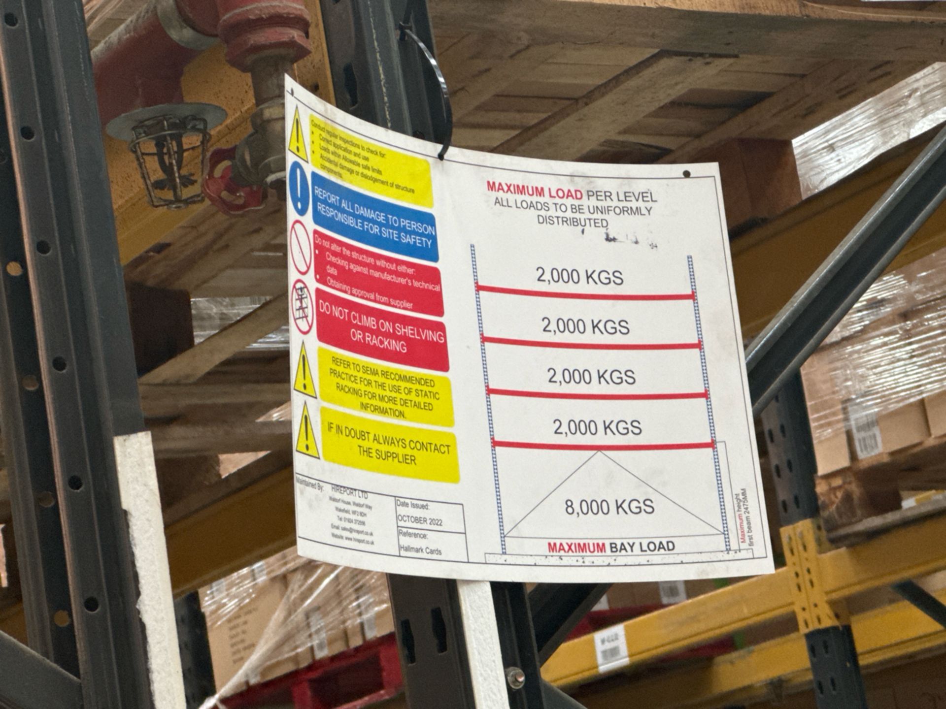 Run Of 23 Bays Of Back To Back Boltless Industrial Pallet Racking - Image 10 of 12