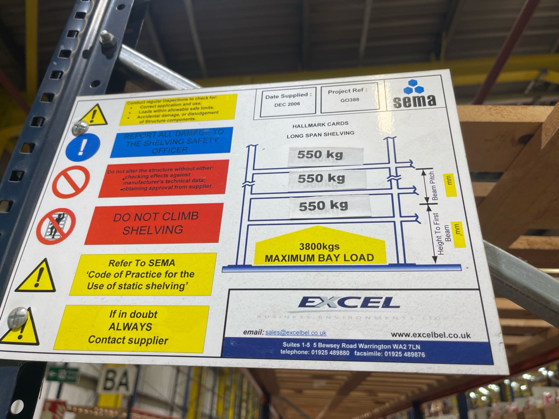 Run Of 18 Bays Of Back To Back Boltless Industrial Pallet Racking - Image 11 of 11